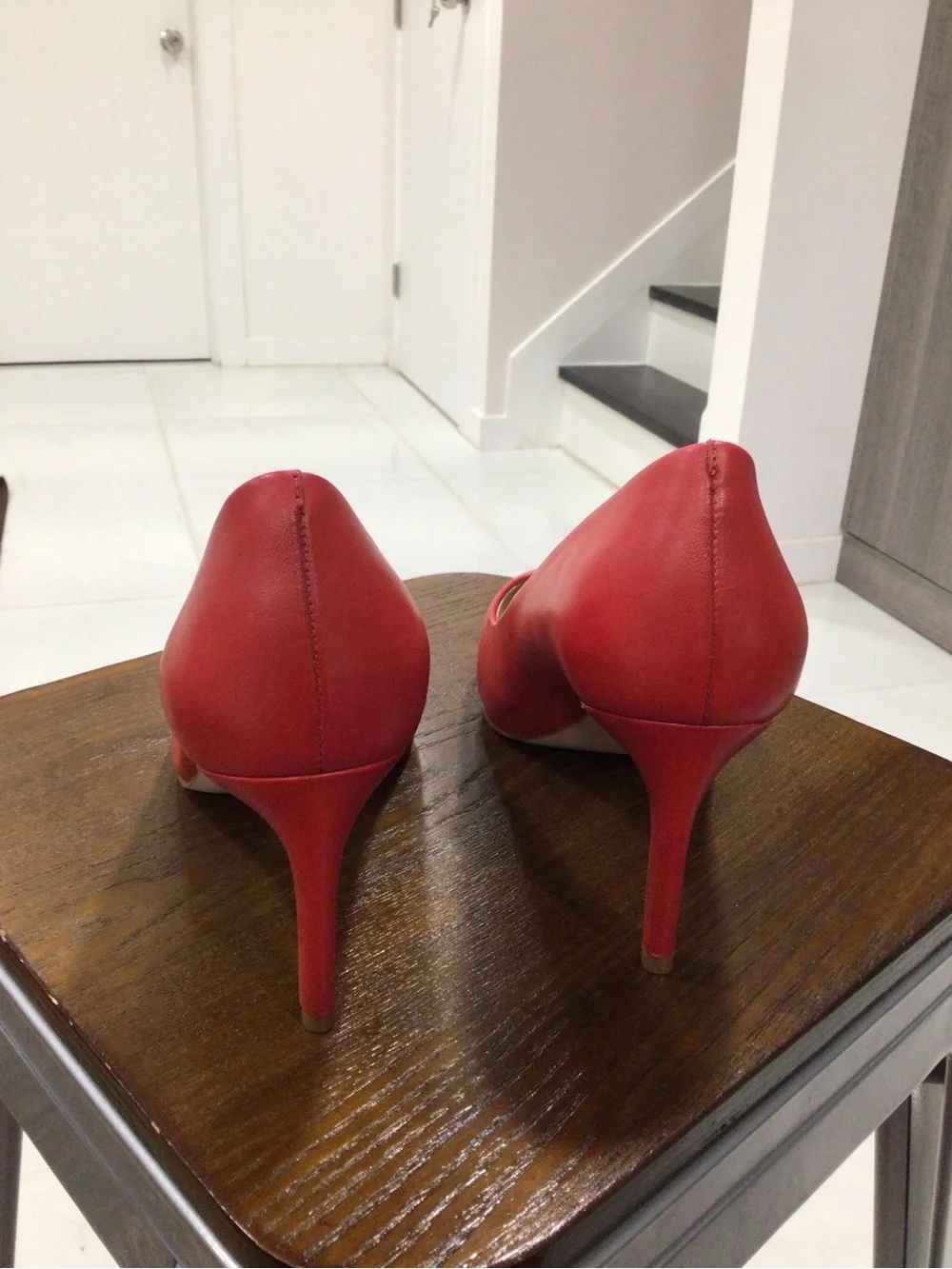 Louise et Cie Red Pointed-Toe Stiletto Pumps
